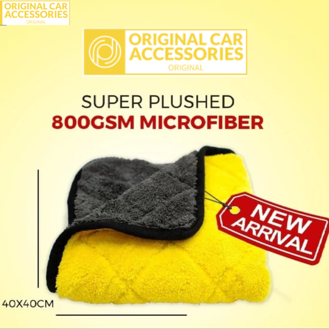 CAR MICROFIBER 800 GSM 40 BY 40 CM CLOTH