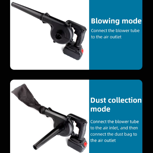PORTABLE CAR BLOWER WITH BATTERY 40 MINS BATTERY TIMING - HIGH POWER PRESSURE