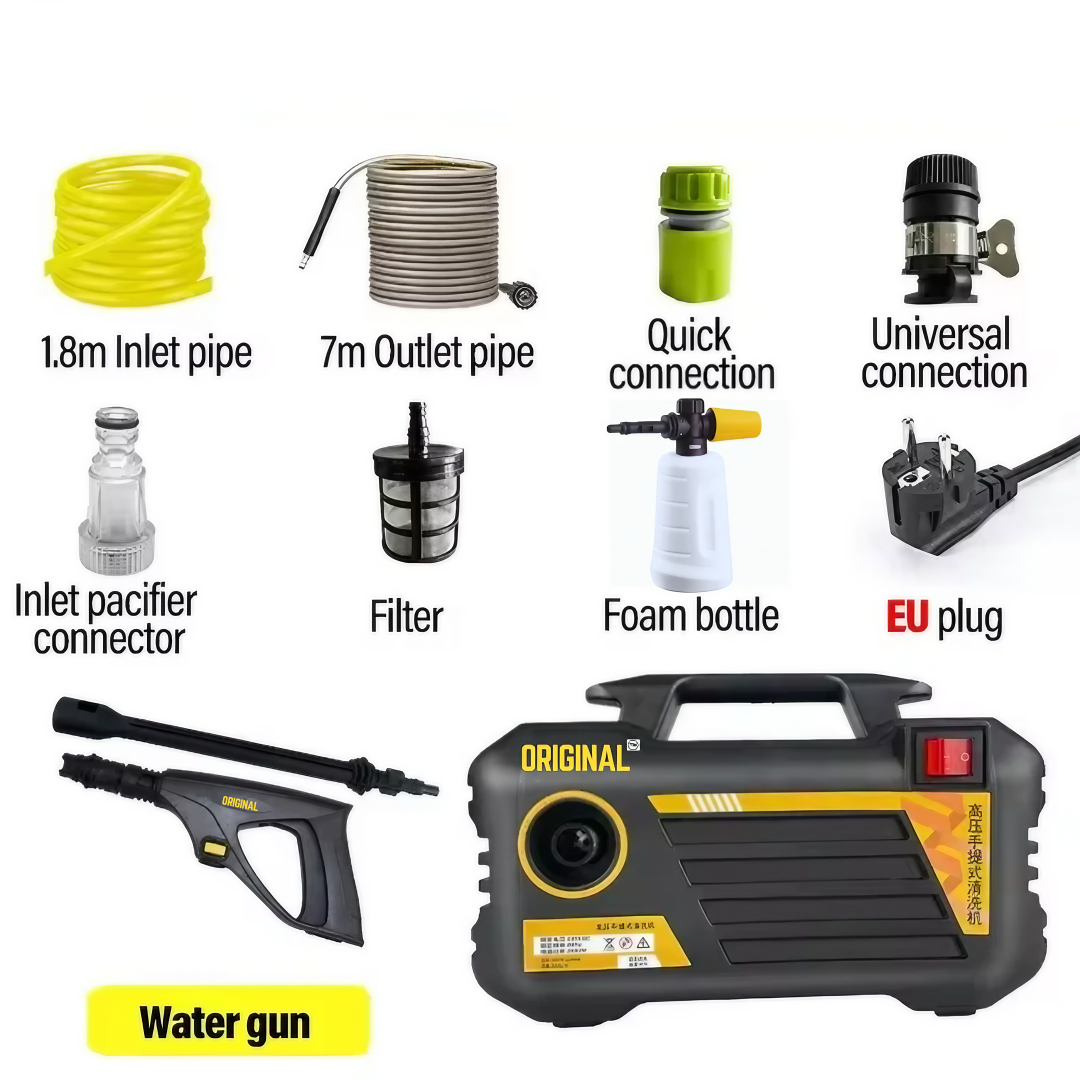 ORIGINAL 120 BAR HIGH POWER PRESSURE WASHER FOR CAR AND SOLAR WASH
