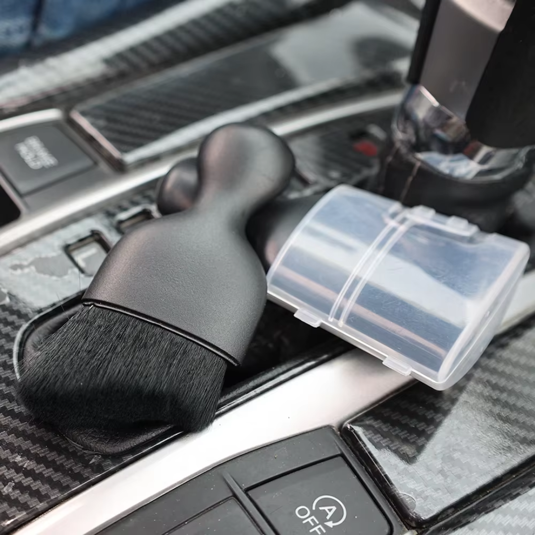 2 PCS CAR SOFT HIGH QUALITY DETAILING BRUSH, SOFT BRISTLE NON-SCRTACH BRUSH