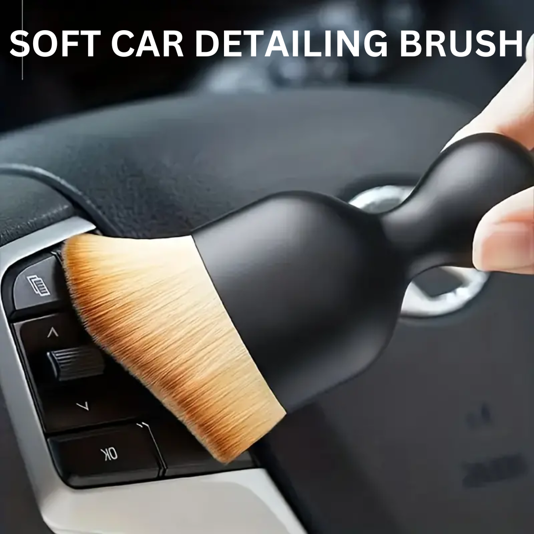 CAR DETAILING BRUSH SOFT HIGH QUALITY, CAR INTERIOR CLEANING BRUSH