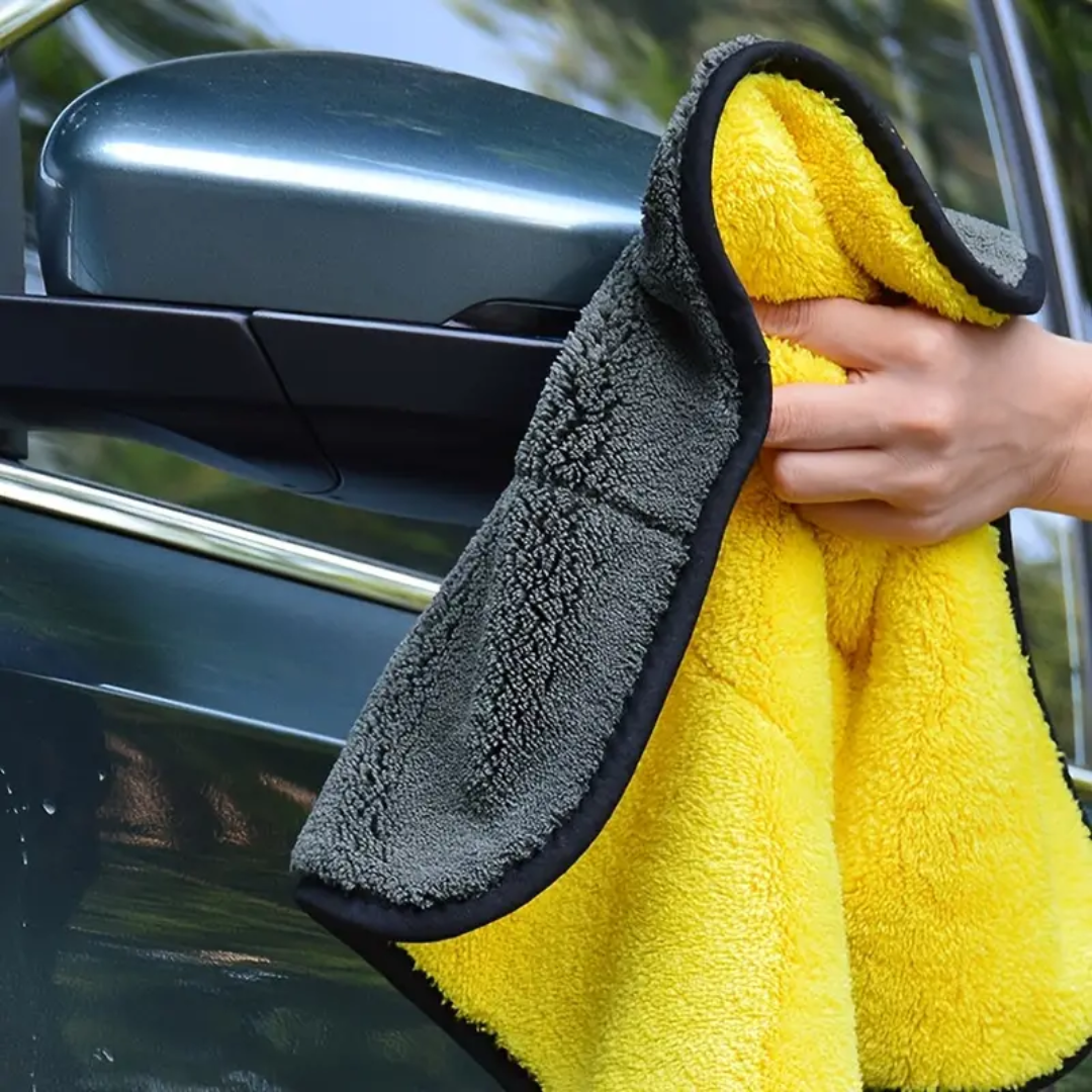 CAR MICROFIBER SUPER PLUSHED 1000GSM - 40X40CM - TOP QUALITY
