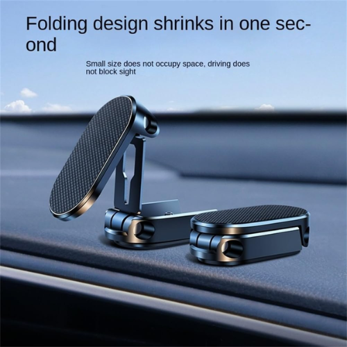 CAR MOBILE PHONE HOLDER FOLDABLE MAGNETIC 360 DEGREE