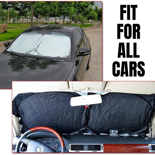 CAR WINDSCREEN SUNSHADE RING STYLE HATCHBACKS-SEDANS