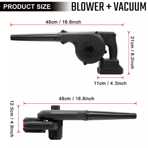 PORTABLE CAR BLOWER WITH BATTERY 40 MINS BATTERY TIMING - HIGH POWER PRESSURE