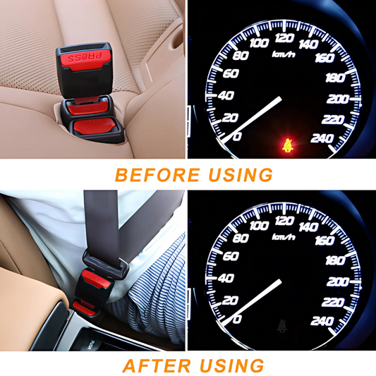 CAR UNIVERSAL SEAT BELT ALARM STOPPER - EXTENDER BUCKLES CLIP