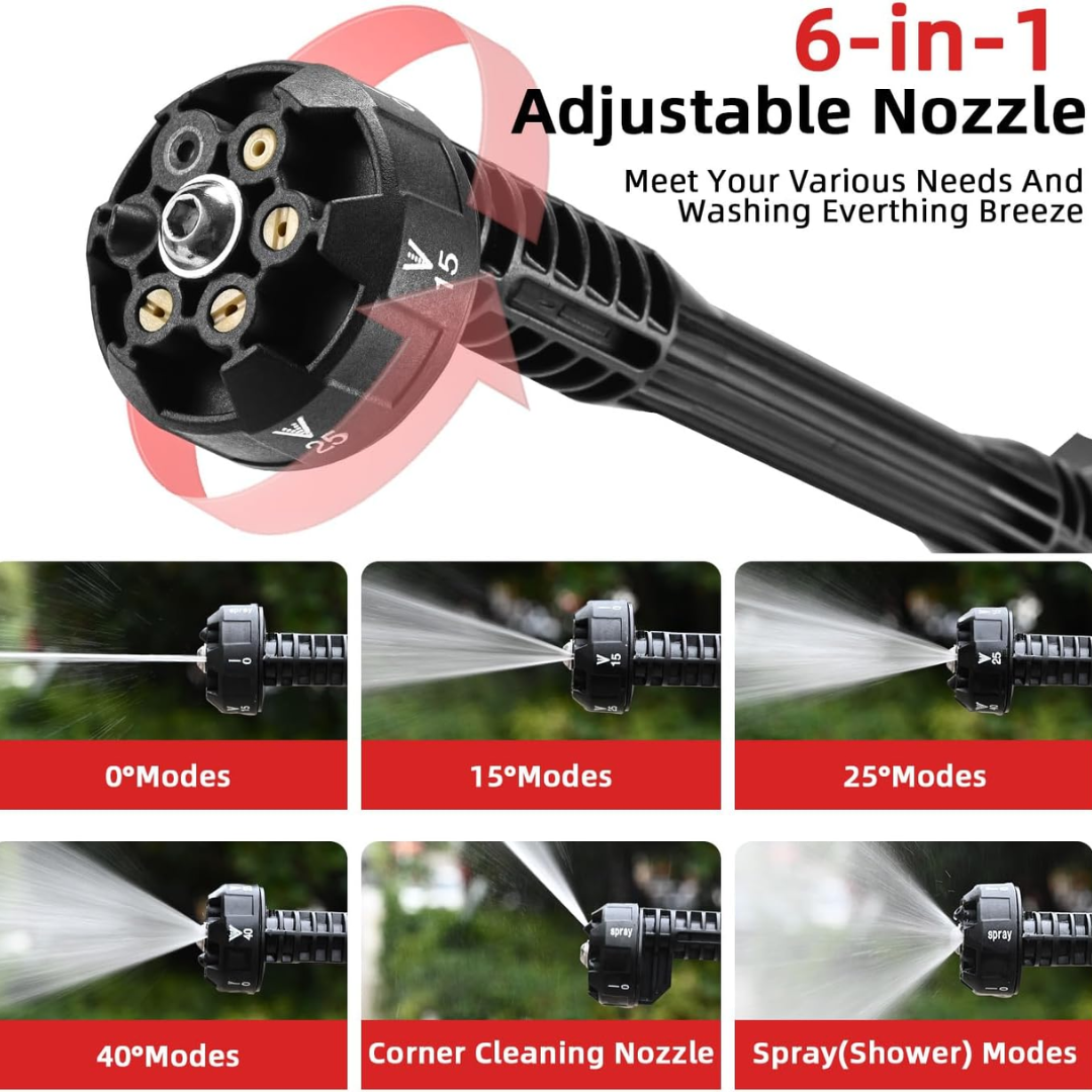 PORTABLE HIGH PRESSURE WASHER CAR SOLAR PANELS (2 BATTERY) -3 MONTH WARRANTY