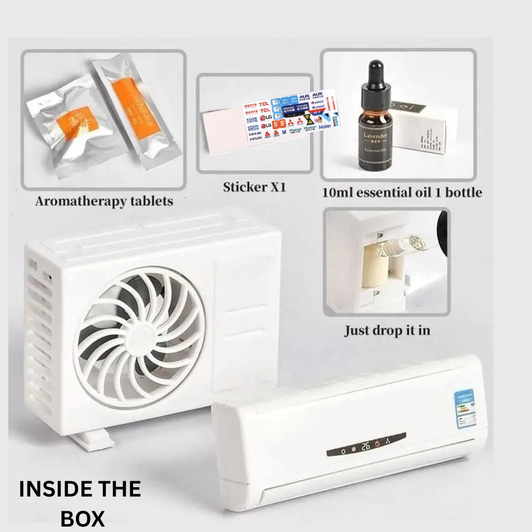 SOLAR AC CAR DASHBOARD PERFUME DECORATION