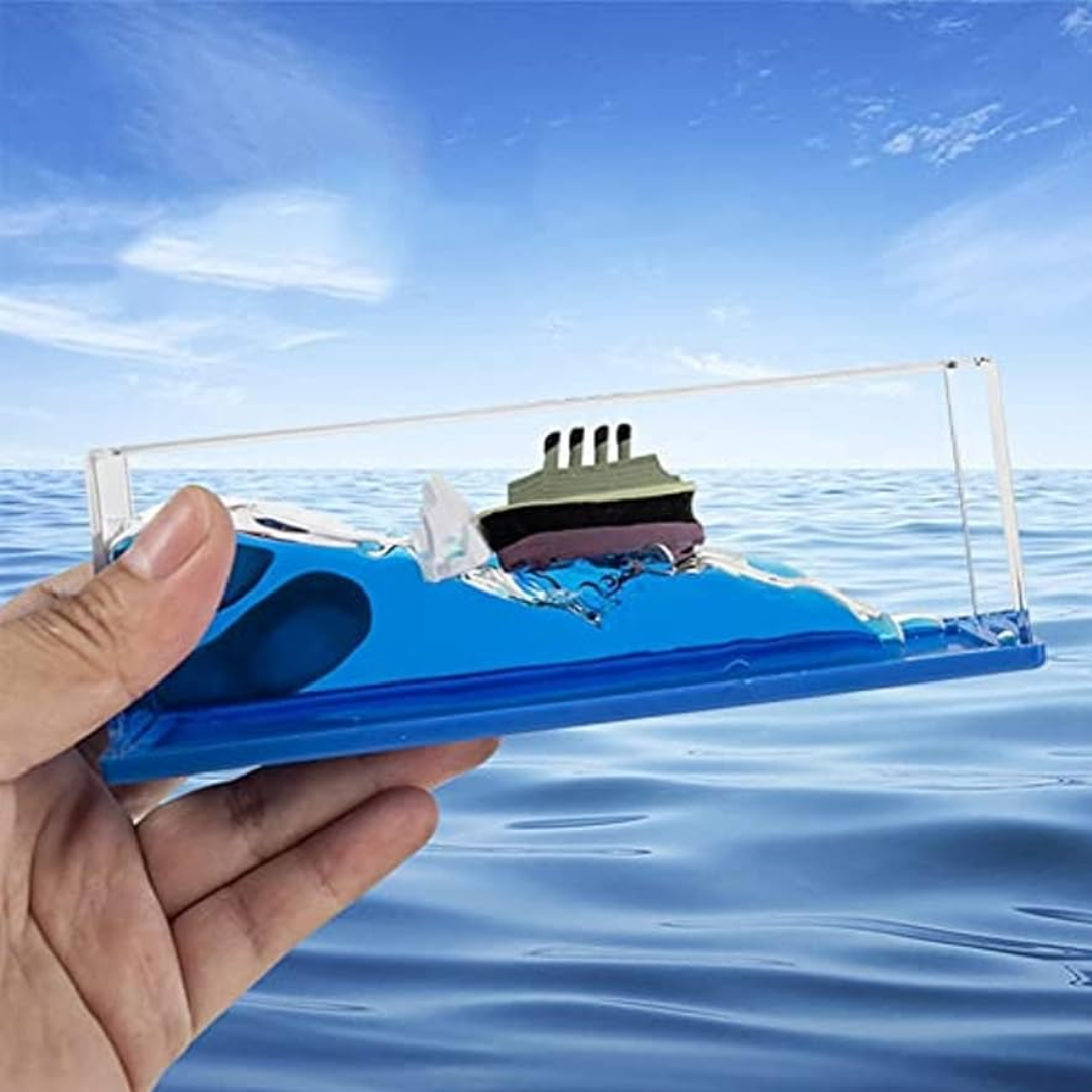 CAR DASHBOARD DECORATION TITANIC CRUISE SHIP- ACRYLIC DESIGN