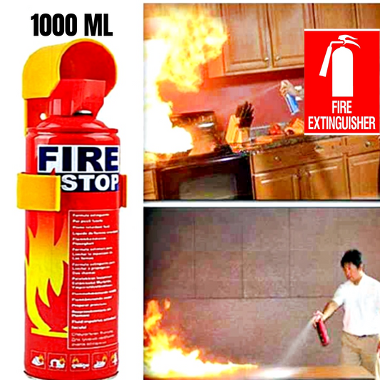 FIRE EXTINGUISHERS FOAM FIRE STOP 500ML -FOR KITCHEN HOME CAR RESTURANT - 5 YEAR EXPIRY