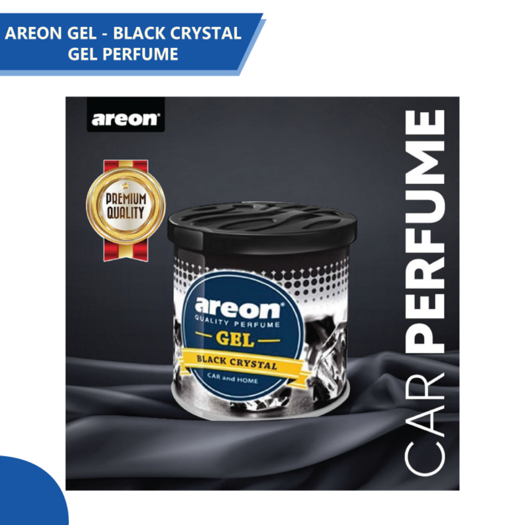 Areon Gel - Black Crystal - Gel Perfume - 80 Grams