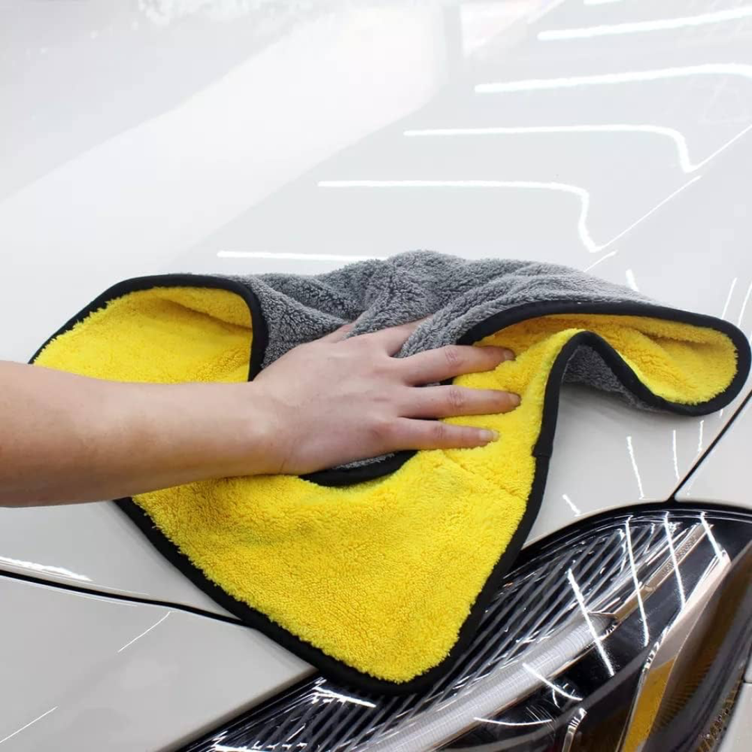 CAR MICROFIBER SUPER PLUSHED 1000GSM - 40X40CM - TOP QUALITY