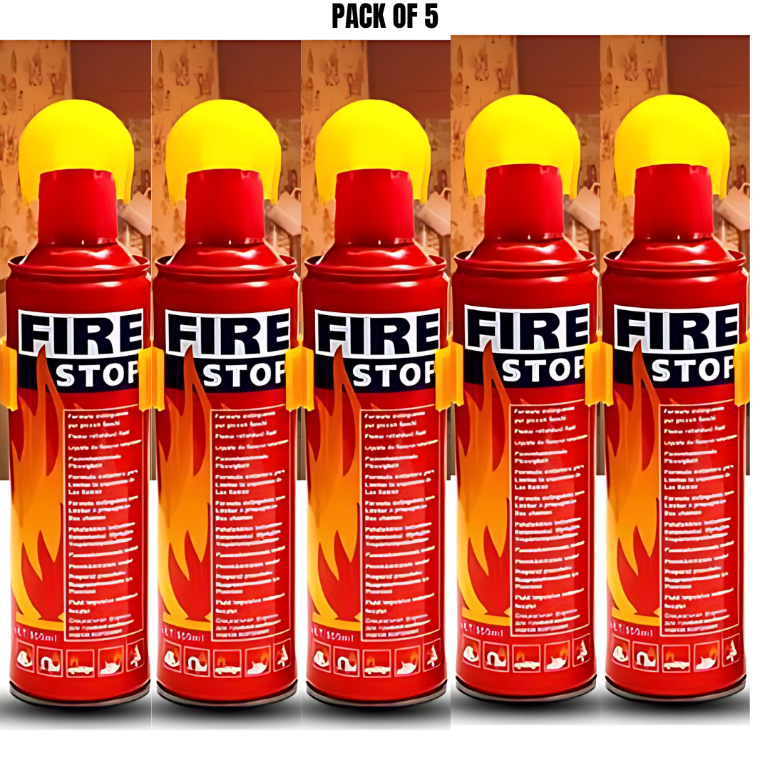 FIRE EXTINGUISHERS FOAM FIRE STOP 500ML -FOR KITCHEN HOME CAR RESTURANT - 5 YEAR EXPIRY