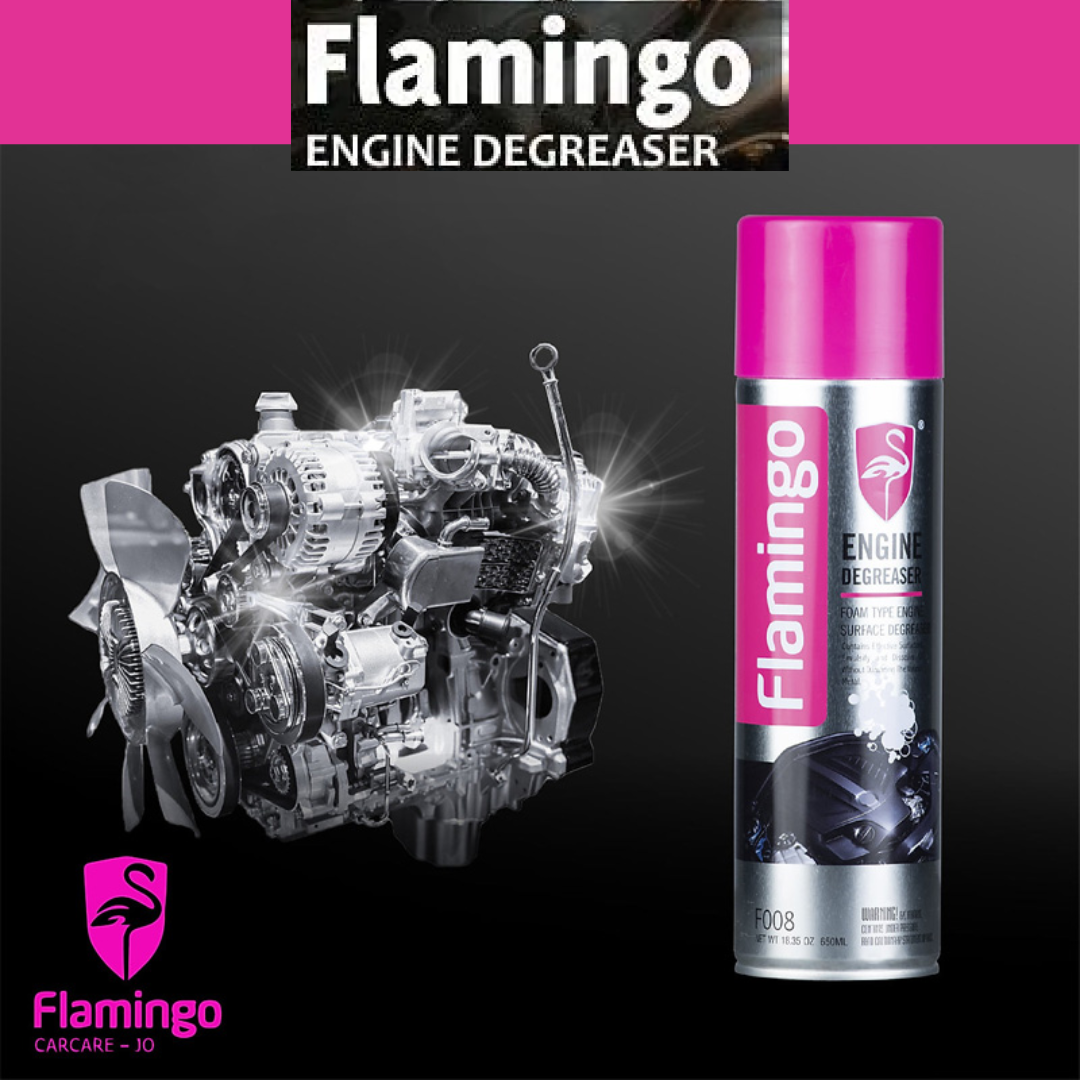 FLAMINGO ENGINE DEGREASER 650 ML- CLEANER SHINER FOR CAR BIKE ENGINE