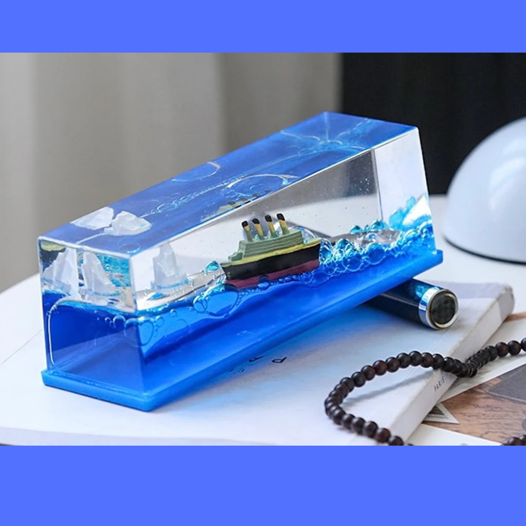 CAR DASHBOARD DECORATION TITANIC CRUISE SHIP- ACRYLIC DESIGN
