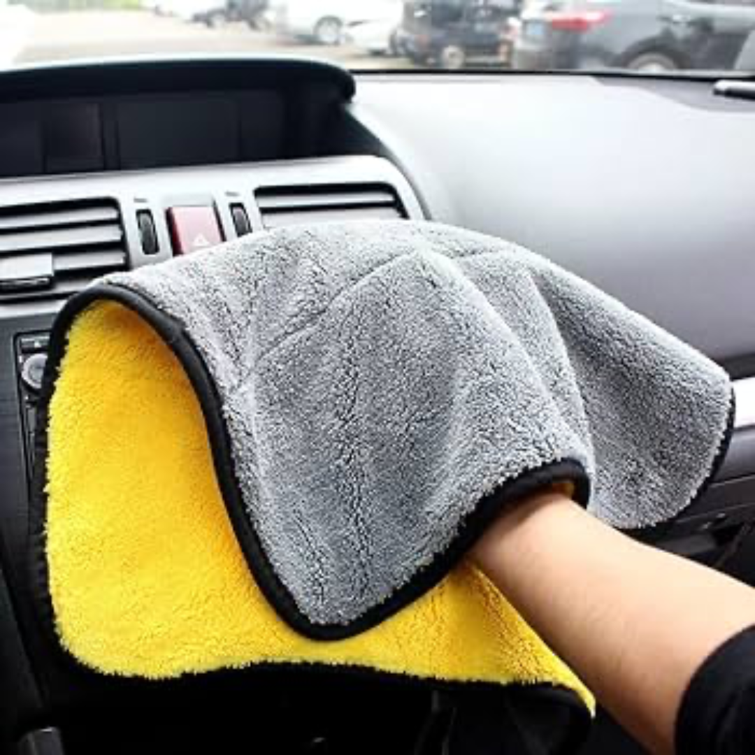 CAR MICROFIBER SUPER PLUSHED 1000GSM - 40X40CM - TOP QUALITY