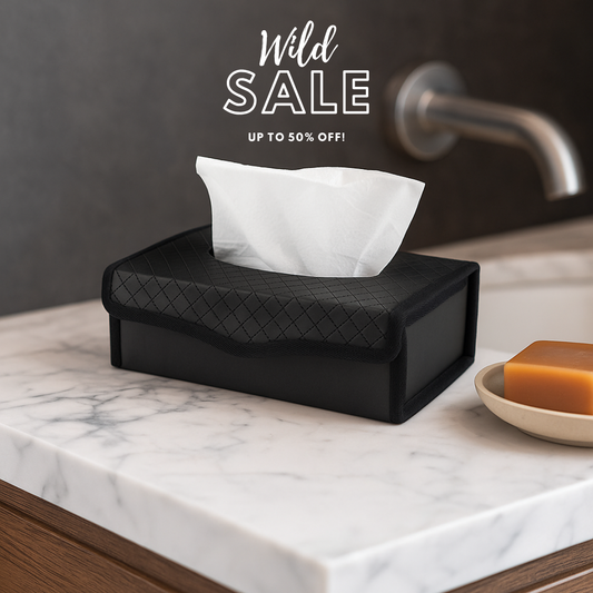 CAR HOME LEATHER TISSUE BOX - HOME TISSUE BOX