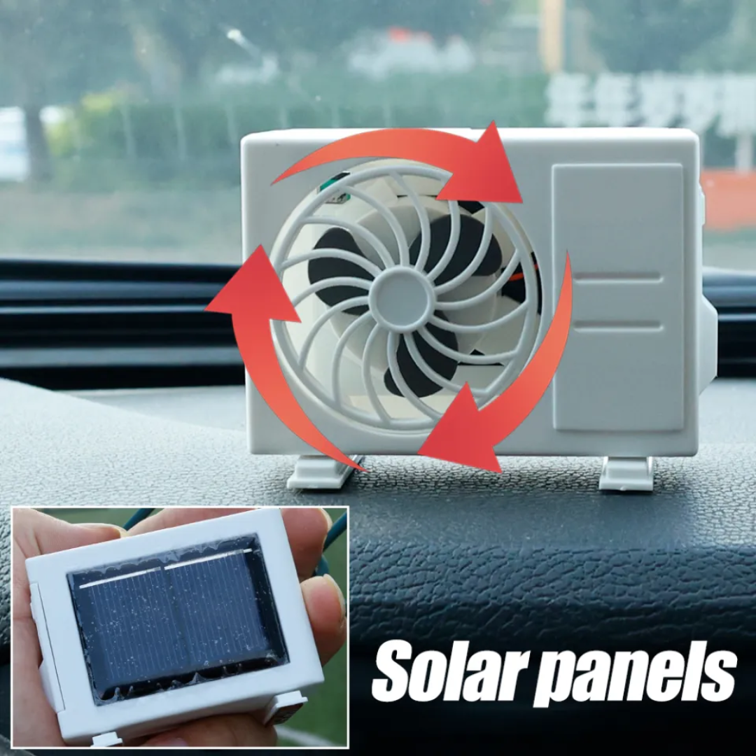 SOLAR AC CAR DASHBOARD PERFUME DECORATION