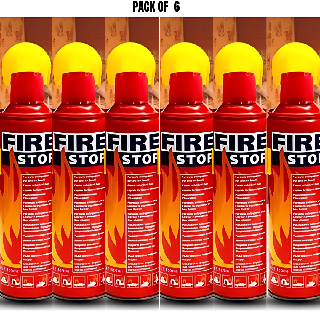 FIRE EXTINGUISHERS FOAM FIRE STOP 500ML -FOR KITCHEN HOME CAR RESTURANT - 5 YEAR EXPIRY