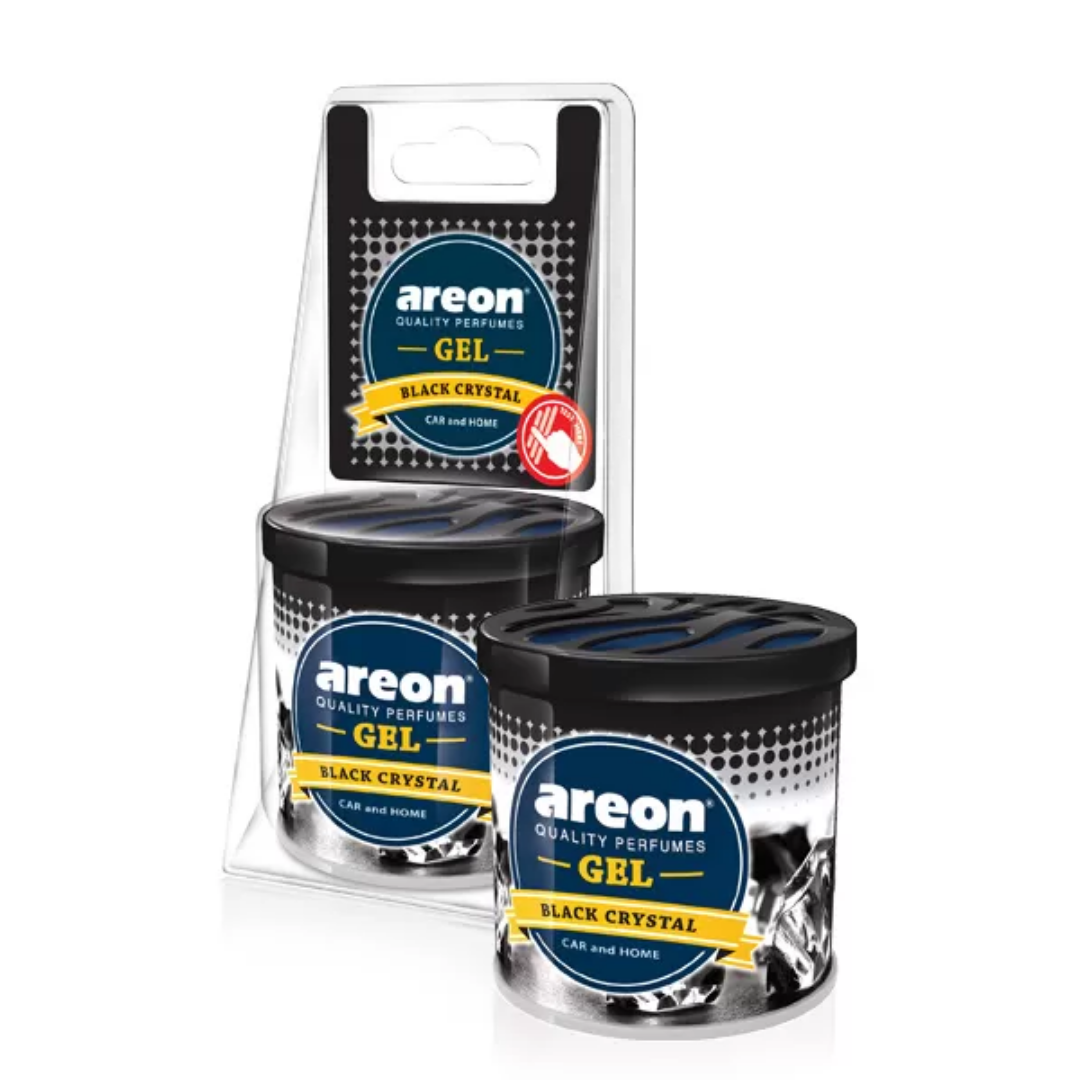 Areon Gel - Black Crystal - Gel Perfume - 80 Grams