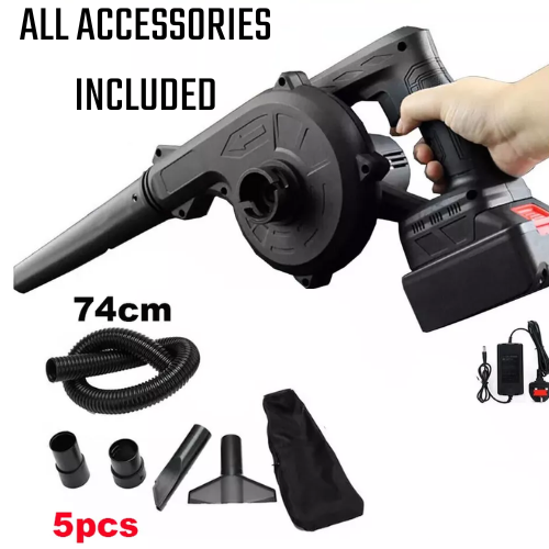 PORTABLE CAR BLOWER WITH BATTERY 40 MINS BATTERY TIMING - HIGH POWER PRESSURE