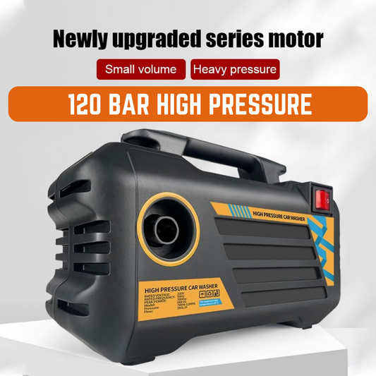 ORIGINAL 120 BAR HIGH POWER PRESSURE WASHER FOR CAR AND SOLAR WASH
