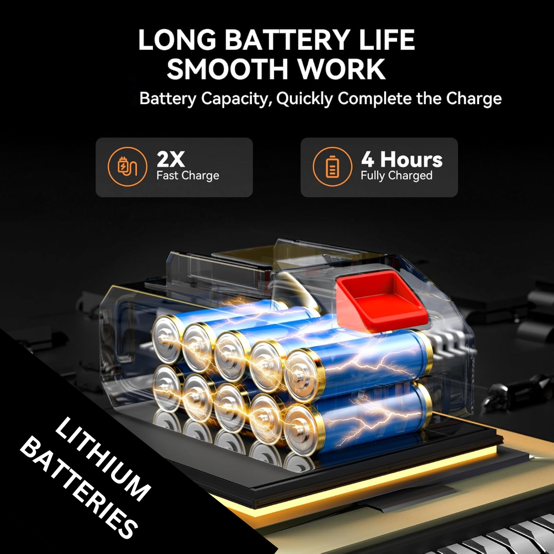 PORTABLE HIGH PRESSURE WASHER CAR SOLAR PANELS (2 BATTERY) -3 MONTH WARRANTY