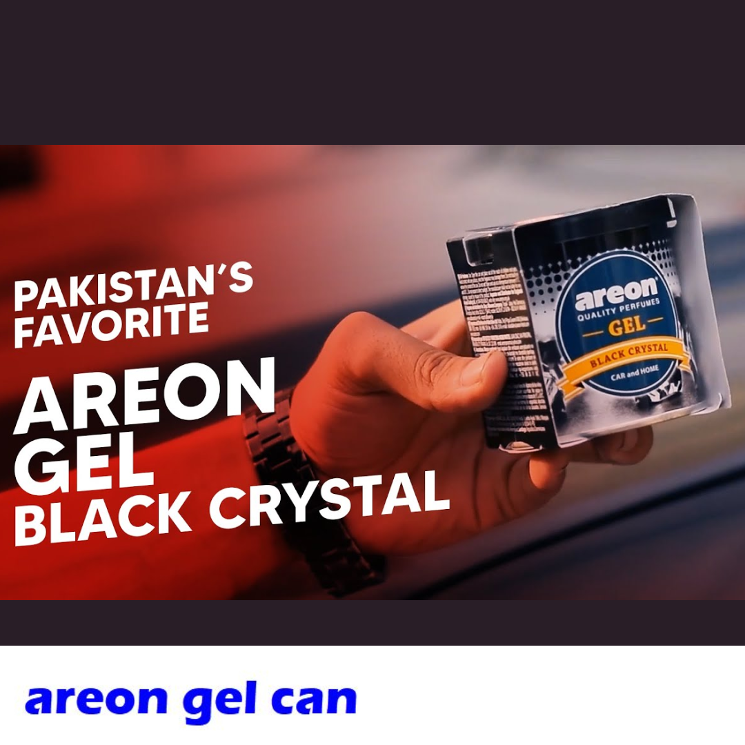 Areon Gel - Black Crystal - Gel Perfume - 80 Grams