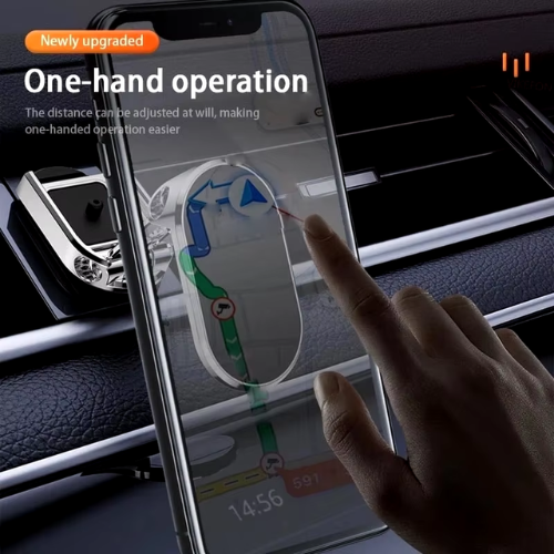 CAR MOBILE PHONE HOLDER FOLDABLE MAGNETIC 360 DEGREE