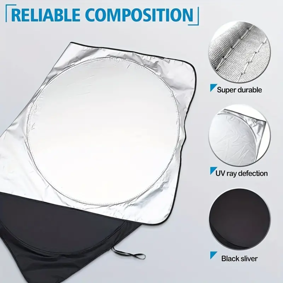 CAR WINDSCREEN SUNSHADE RING STYLE HATCHBACKS-SEDANS