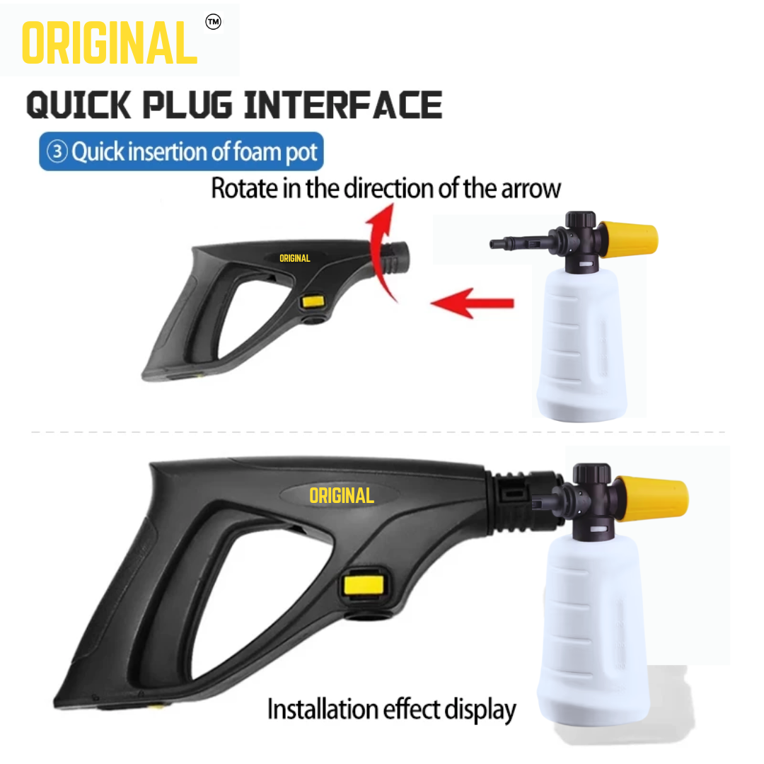 ORIGINAL 120 BAR HIGH POWER PRESSURE WASHER FOR CAR AND SOLAR WASH