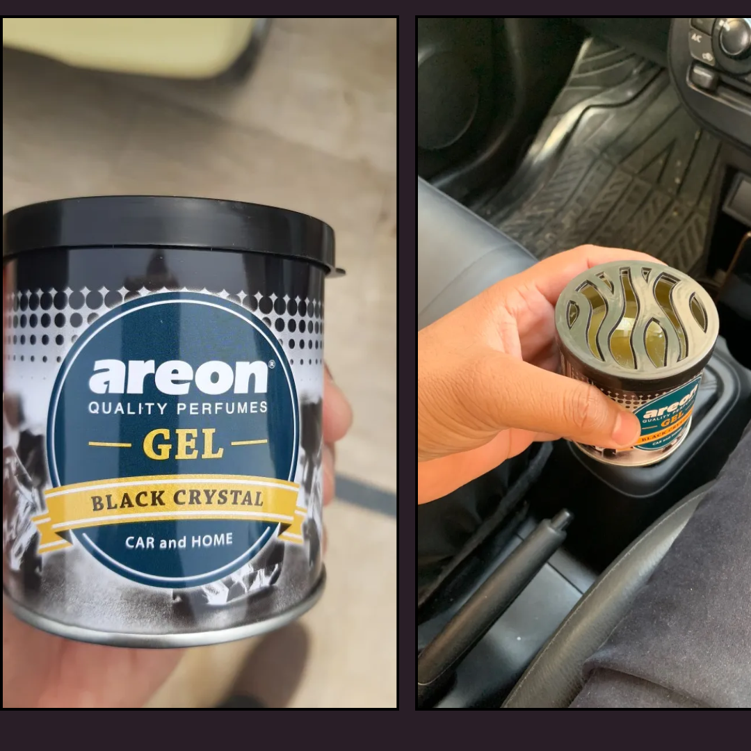 Areon Gel - Black Crystal - Gel Perfume - 80 Grams