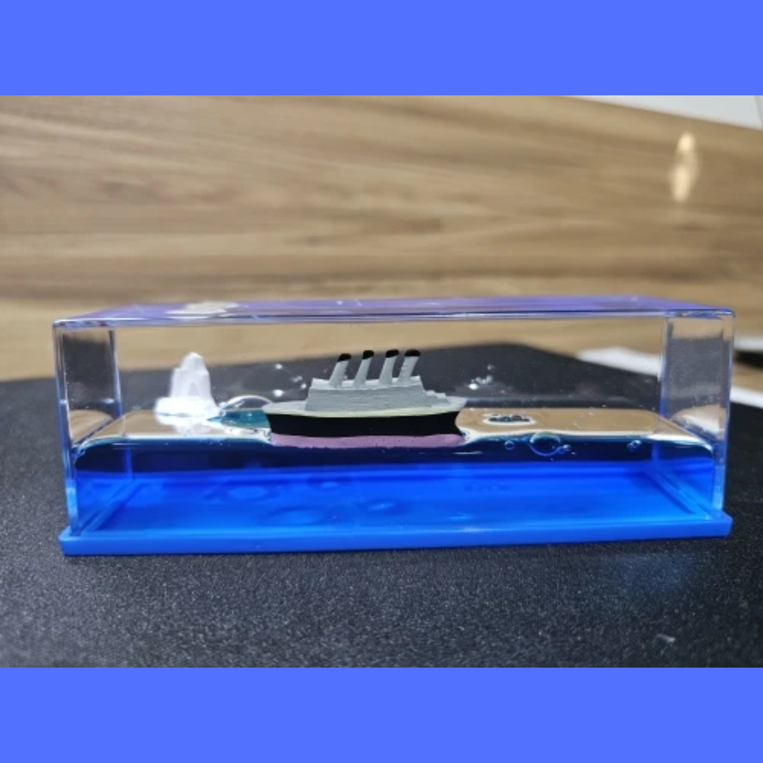 CAR DASHBOARD DECORATION TITANIC CRUISE SHIP- ACRYLIC DESIGN