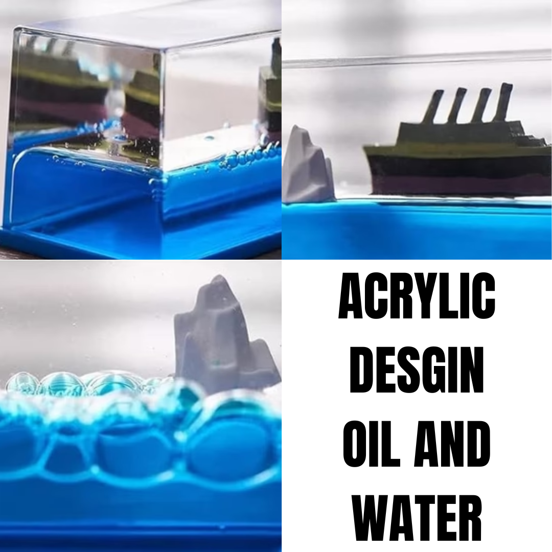 CAR DASHBOARD DECORATION TITANIC CRUISE SHIP- ACRYLIC DESIGN