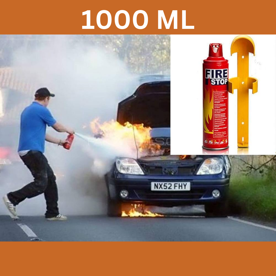 FIRE EXTINGUISHERS FOAM FIRE STOP 500ML -FOR KITCHEN HOME CAR RESTURANT - 5 YEAR EXPIRY