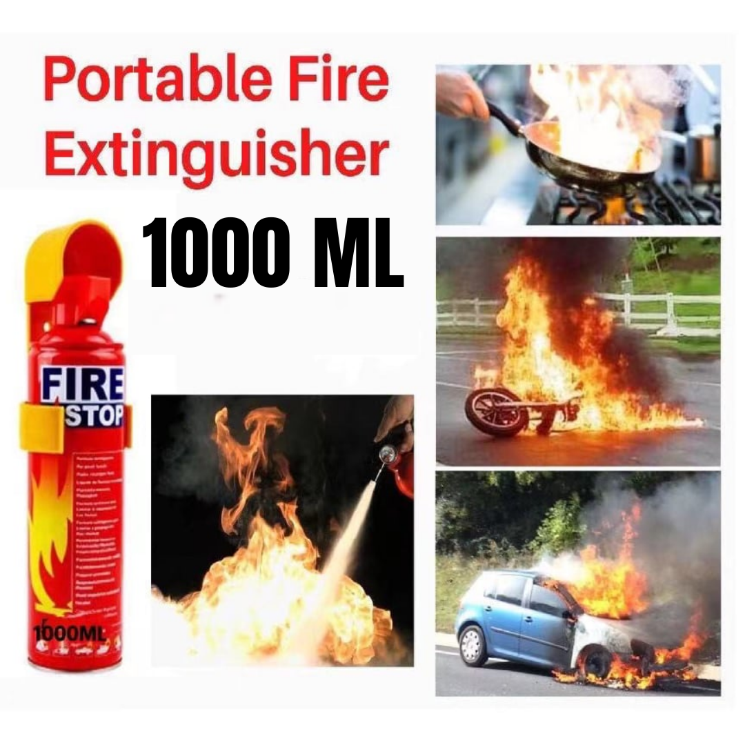 FIRE EXTINGUISHERS FOAM FIRE STOP 500ML -FOR KITCHEN HOME CAR RESTURANT - 5 YEAR EXPIRY