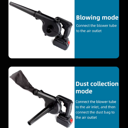 PORTABLE CAR BLOWER WITH BATTERY 40 MINS BATTERY TIMING - HIGH POWER PRESSURE