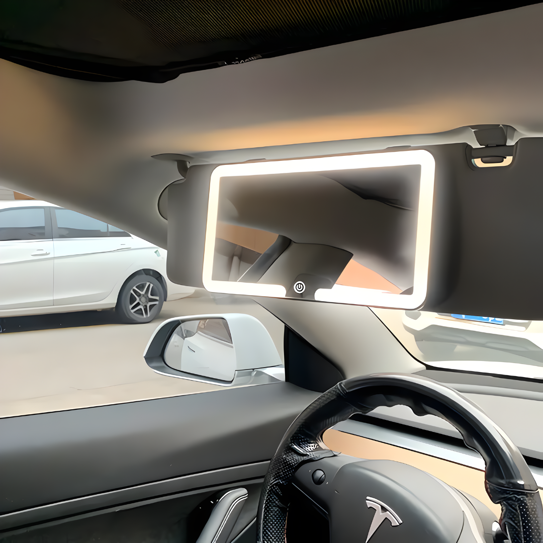 Rechargeable Car Make-Up LED Mirror