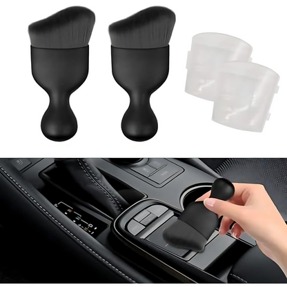 2 PCS CAR  SOFT HIGH QUALITY DETAILING BRUSH, SOFT BRISTLE NON-SCRTACH BRUSH