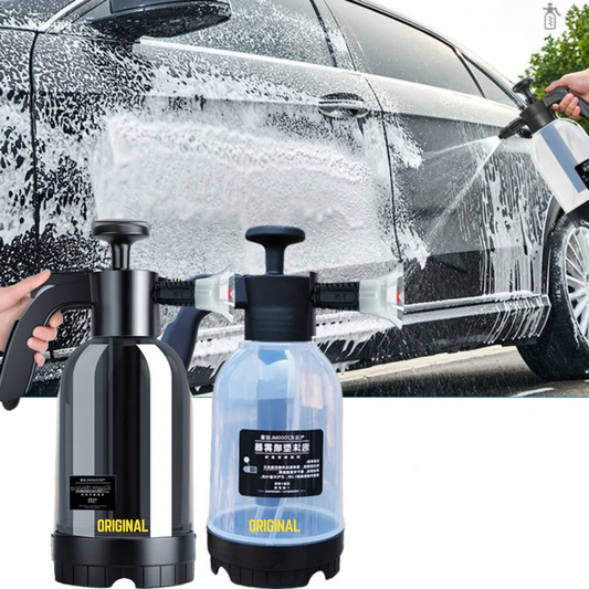 PORTABLE HIGH PRESSURE CAR WASH FOAM SPRAYER 2L (BLACK) DURABLE BUILT