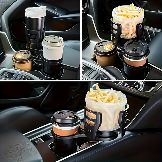 UNIVERSAL 2 IN 1 CAR CUP HOLDER 360° ROTATING
