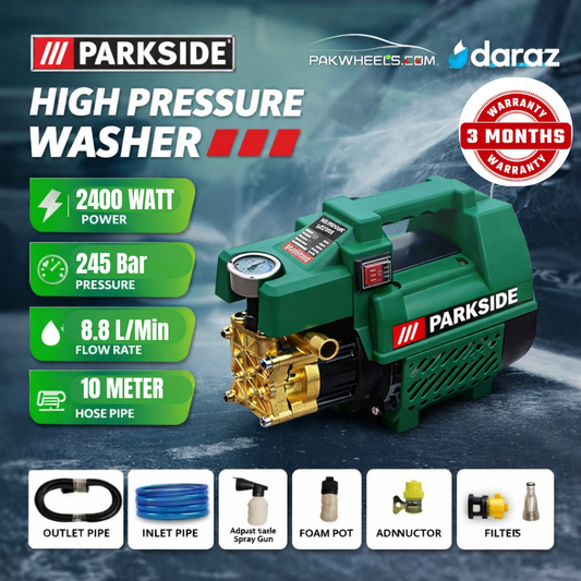 245 BAR Parkside Pressure Washer With 1 Year Warranty
