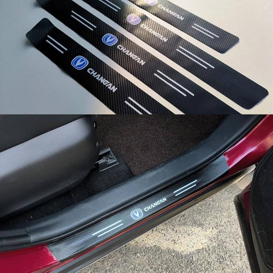 CHANGAN Logo Carbon Fiber Sill Protector