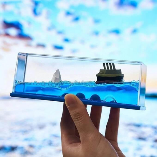 CAR DASHBOARD DECORATION TITANIC CRUISE SHIP- ACRYLIC DESIGN