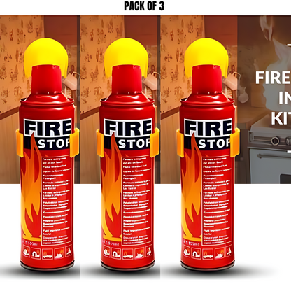 FIRE EXTINGUISHERS FOAM FIRE STOP 500ML  -FOR KITCHEN HOME CAR RESTURANT - 5 YEAR EXPIRY