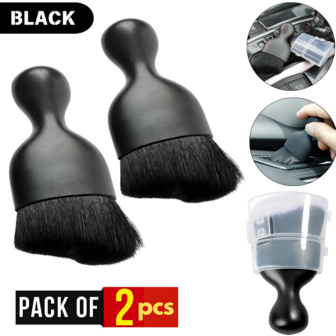 2 PCS CAR  SOFT HIGH QUALITY DETAILING BRUSH, SOFT BRISTLE NON-SCRTACH BRUSH