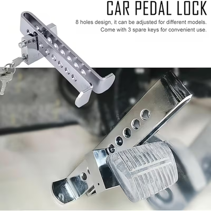 Car Pedal Lock And Break Clutch Security Lock Anti Rust Heavy Guage