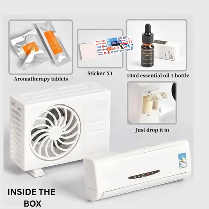 SOLAR AC CAR DASHBOARD PERFUME DECORATION