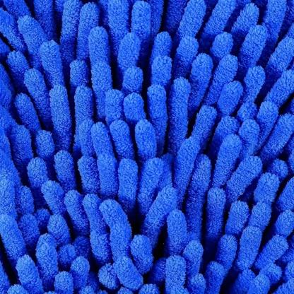 MICROFIBER WASH MITT - BLUE THICK AND ABSORBENT SCRATCH FREE  - CAR CLEANING