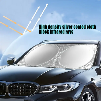 CAR WINDSCREEN SUNSHADE RING STYLE HATCHBACKS-SEDANS